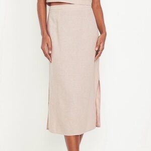 Old Navy Linen-blend Long Skirt